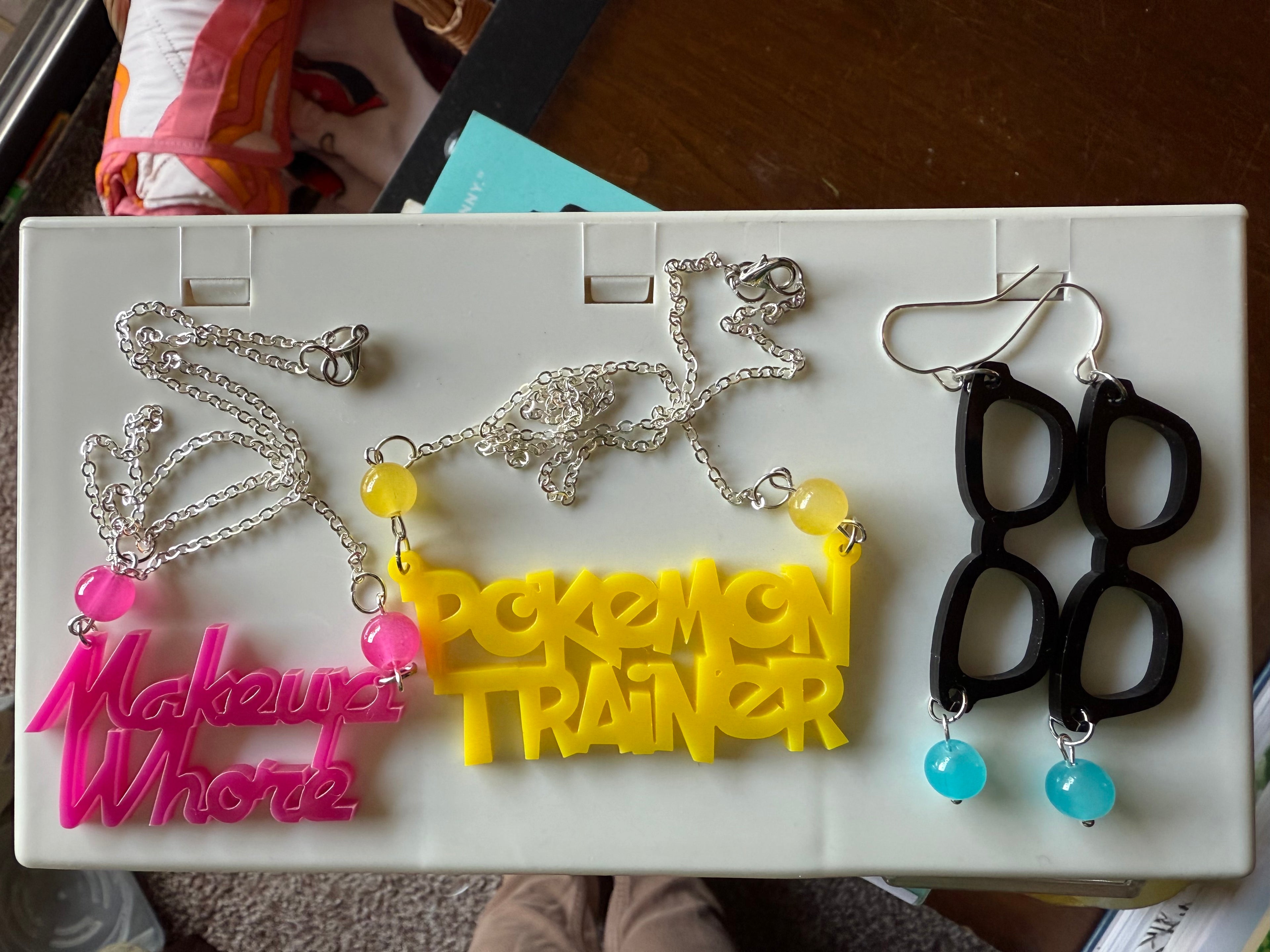 GLASSES EARRINGS - Laser cut acrylic