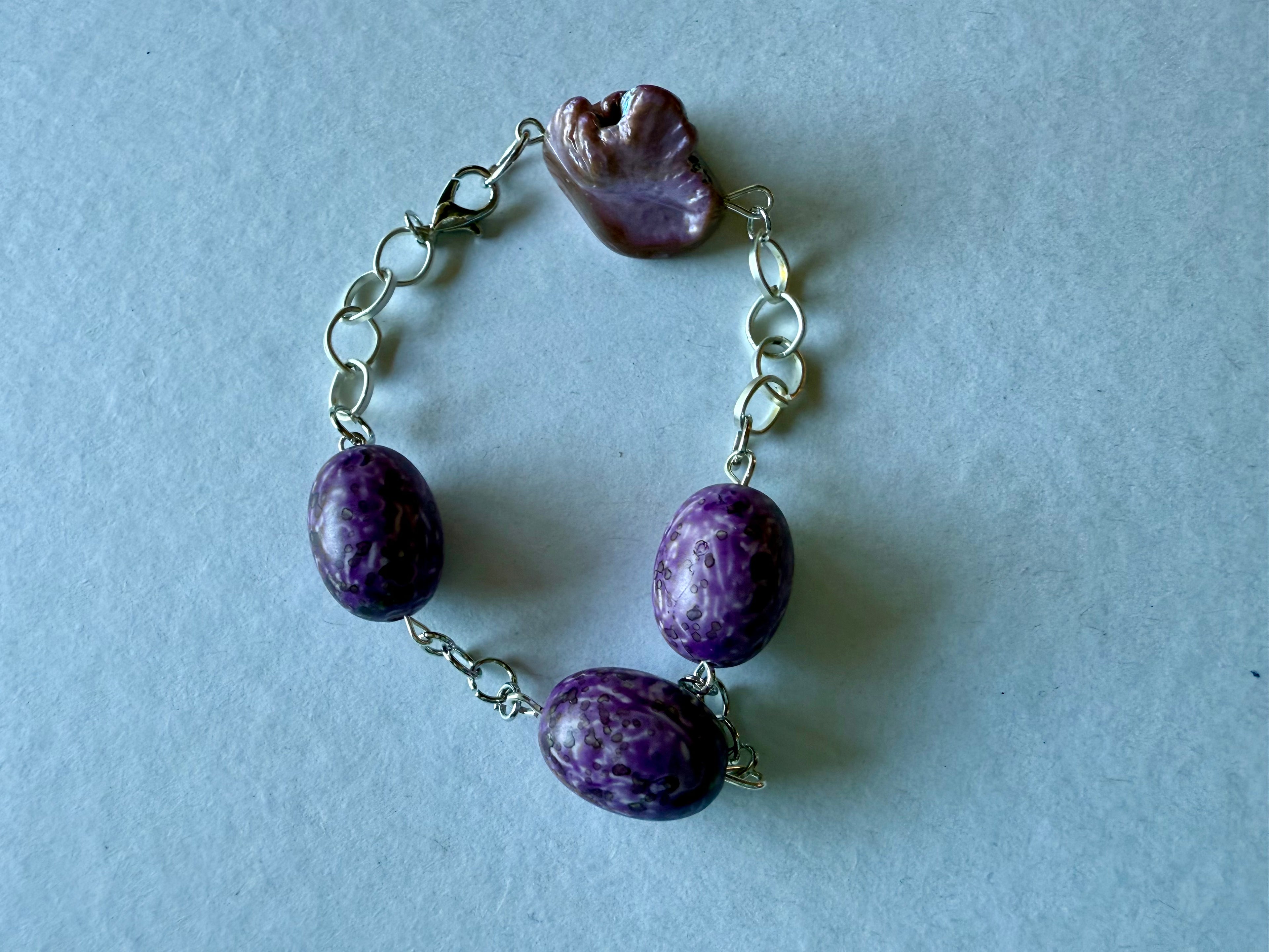 Bead and Stone Bracelet