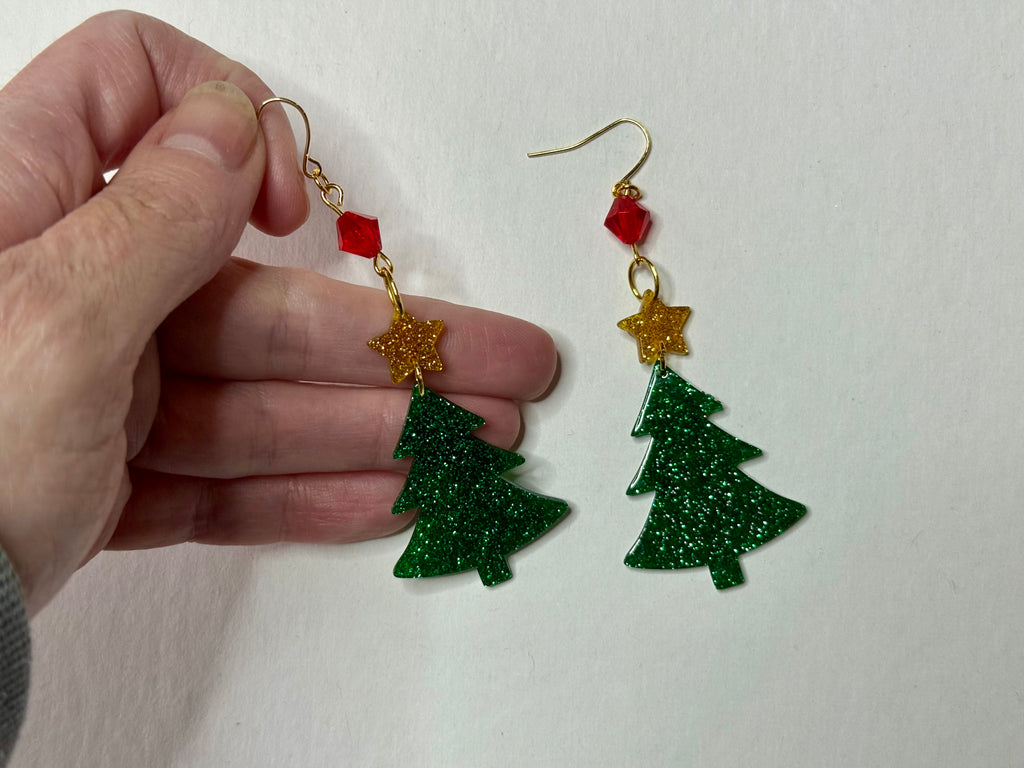 Christmas Tree Earrings
