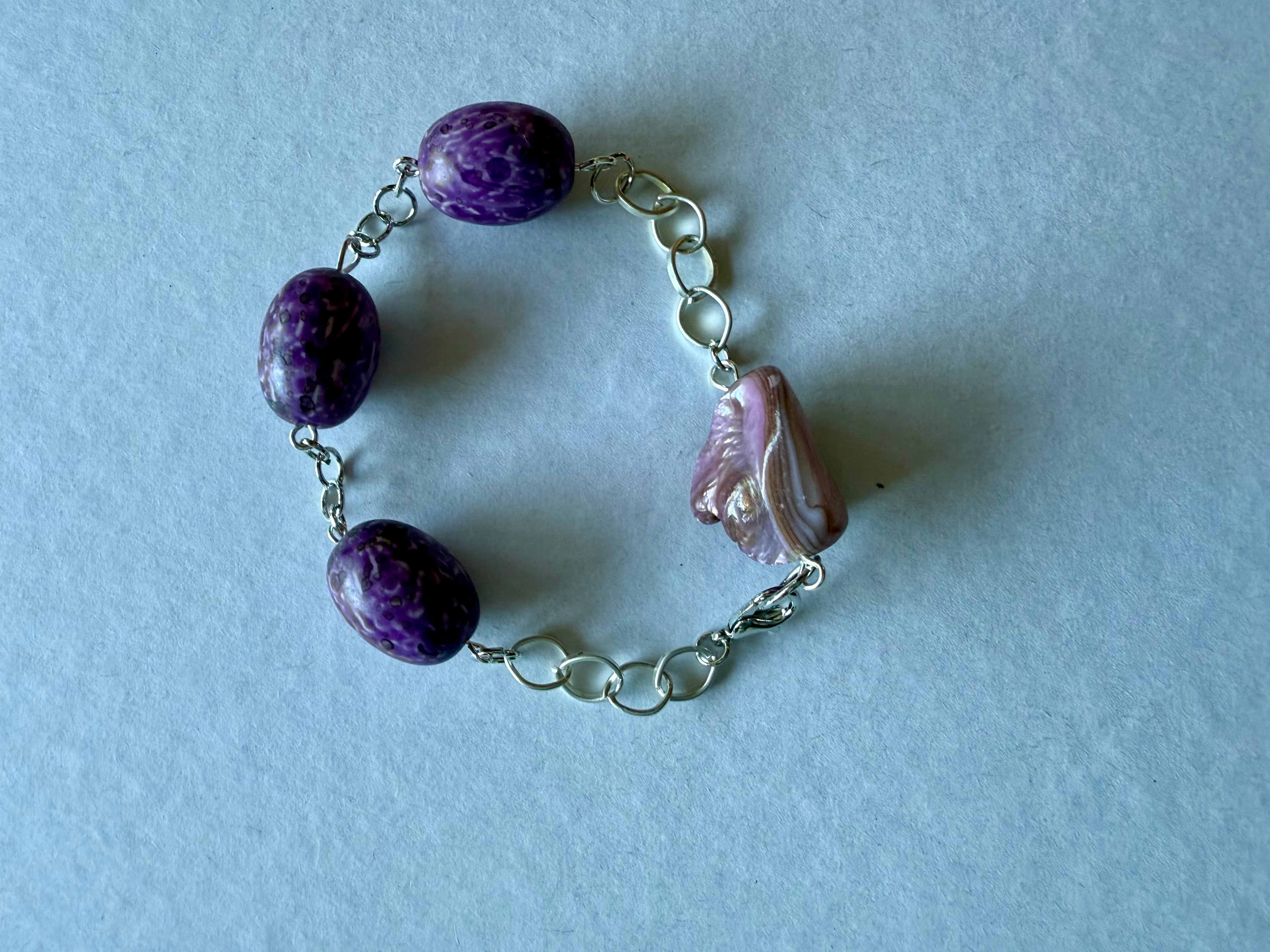 Bead and Stone Bracelet