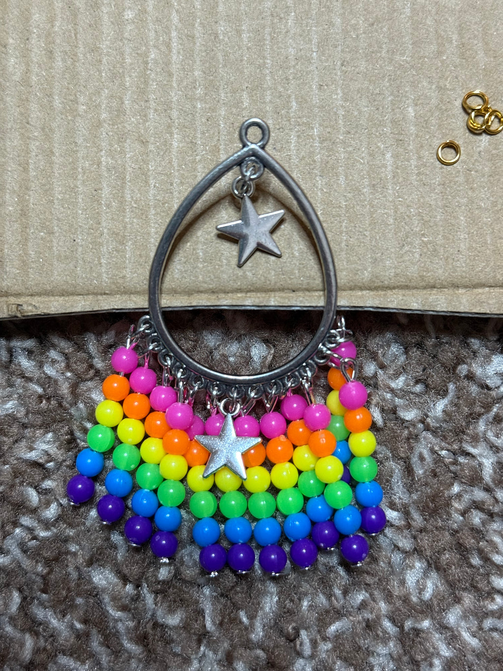 Star Bright Neon Stars Earrings