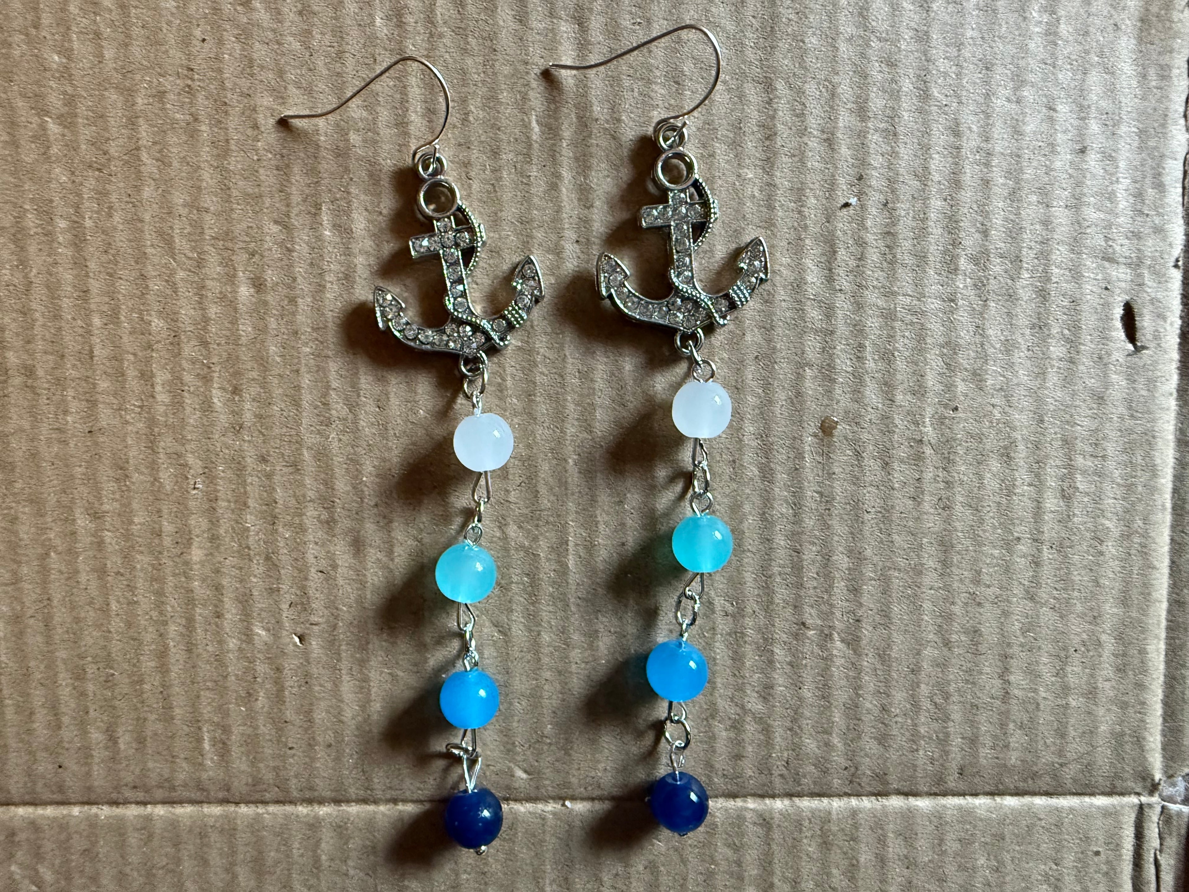Anchor earrings