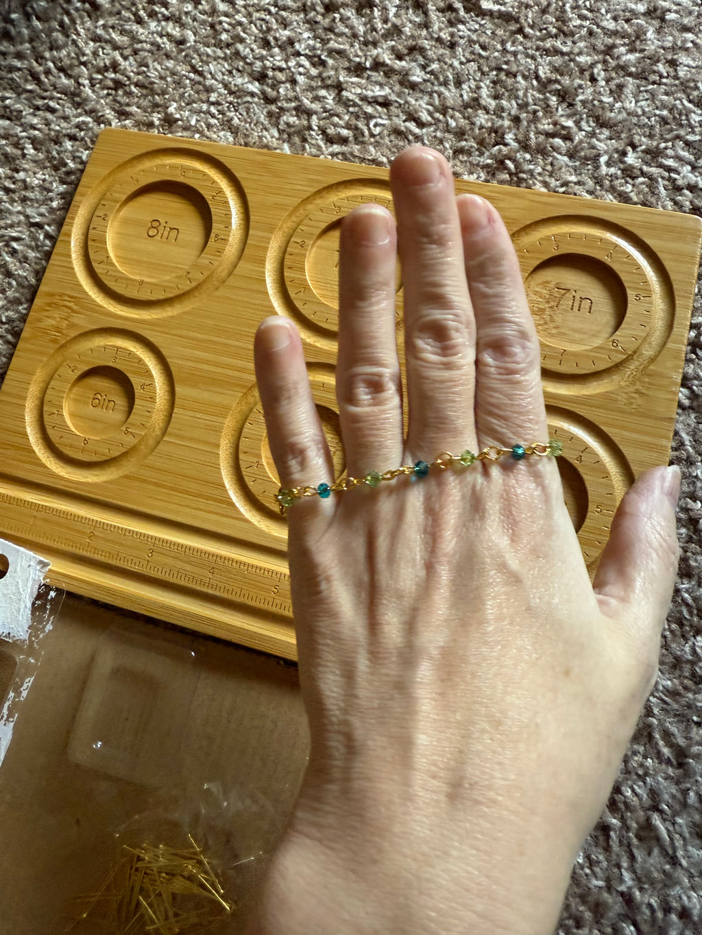 Tiny crystal bracelet