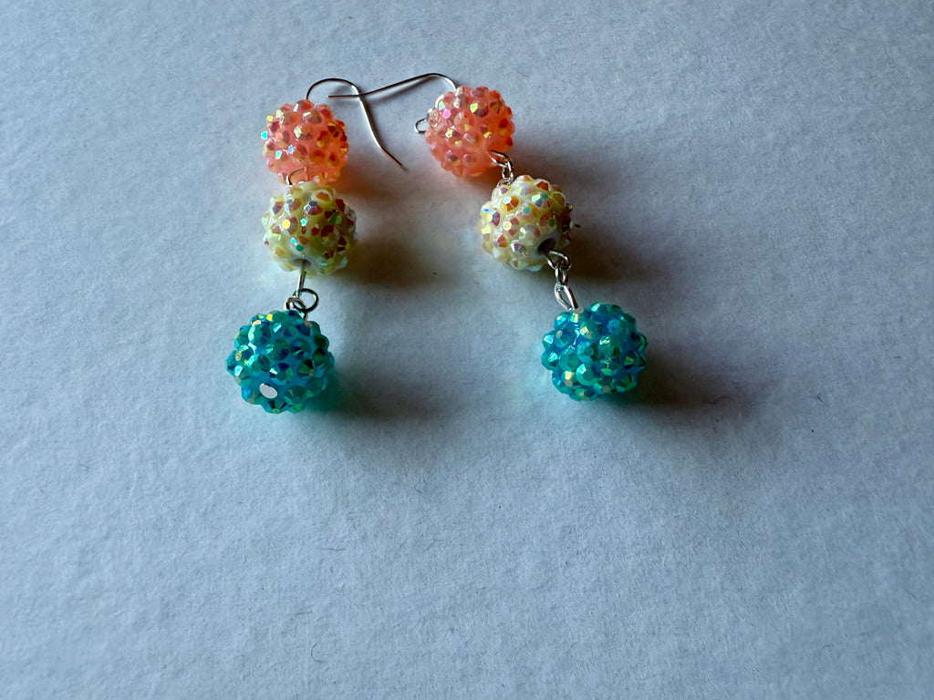 Trans Pride Disco Earrings