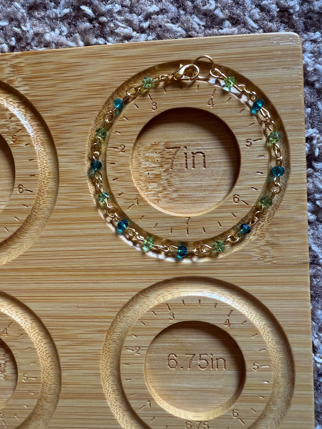 Tiny crystal bracelet